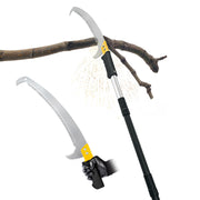 BlumeTrec front packaging showing pole saw and parts for quick identification and benefit