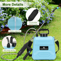 BlumWay five interchangeable nozzles displayed for versatile spray patterns