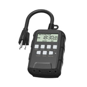 BN-LINK outdoor timer front panel showing controls and display for easy setup
