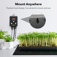 BN-LINK controlling a seed starting heat mat for consistent germination warmth