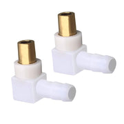 BOAISDHY front view of two-pack elbow connectors showing fit and form for fast replacement