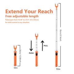 BODISEINT fully extended shaft used in a pasture to safely increase reach
