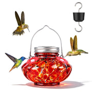 BOLITE front view red feeder showing decorative design and attraction