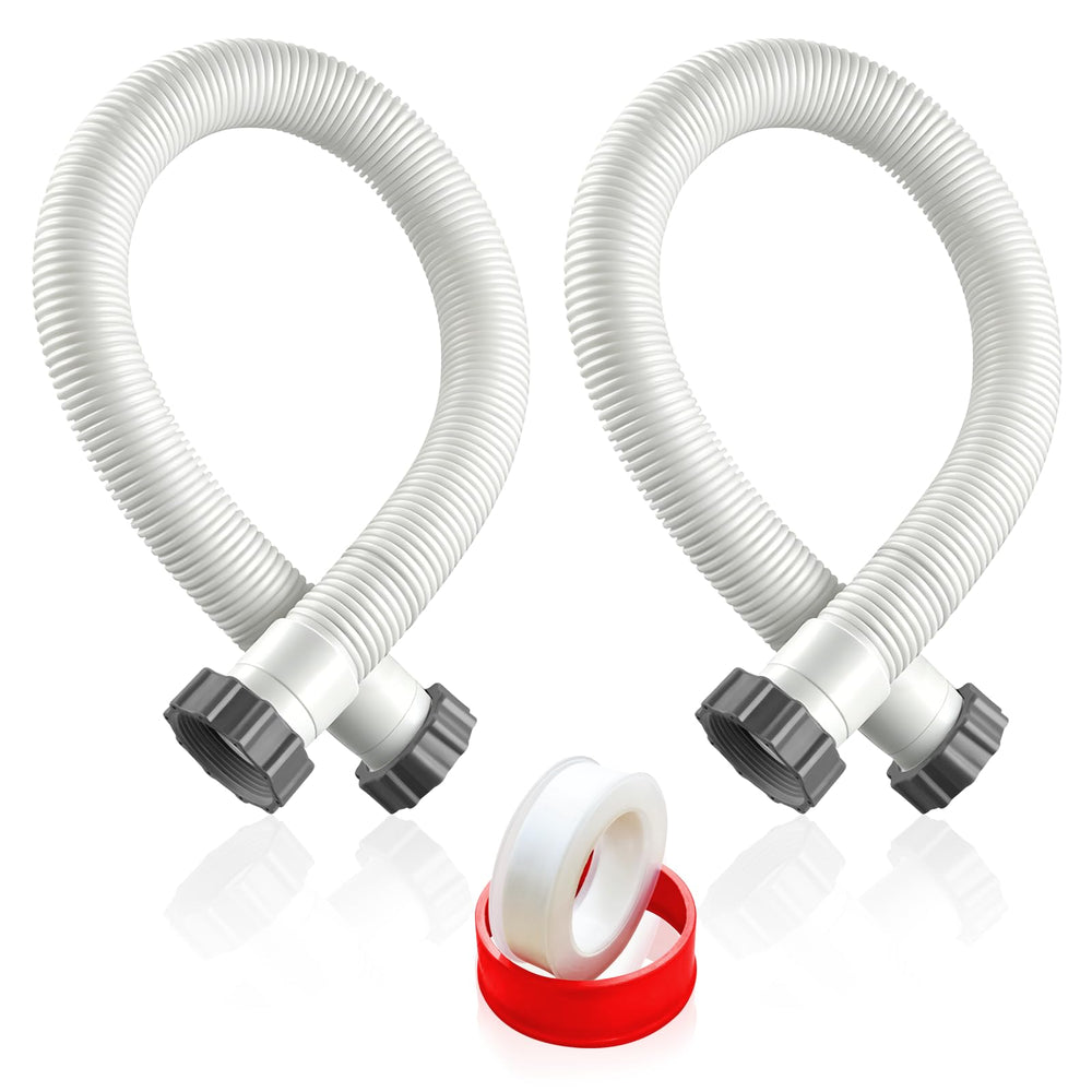 Boltigen front view of both hoses showing ends and quick-install ease