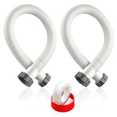 Boltigen front view of both hoses showing ends and quick-install ease