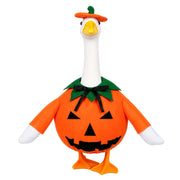 bomis front view pumpkin outfit showing bright orange cheer