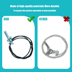 Bopurtotly inner wire detail showing 0.06-inch wire for consistent tension and long life