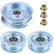 BOSFLAG boxed pulley kit showing included pulleys and hardware for quick replacement