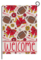 BOSTEPY front view flag showing Kansas City design and welcoming curb appeal