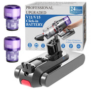 BOTKK front view of replacement V15 battery showing robust design and longer runtime benefit
