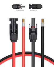 BougeRV 20ft 10AWG cable front packaging showing pair and connectors, durable outdoor benefit