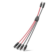 BougeRV front assembly showing parallel connector and neat wiring benefits