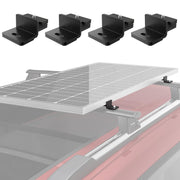BougeRV front view of assembled mounting kit showing secure attachment benefit