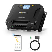 BougeRV Sunflow front panel showing ports and status lights for easy monitoring