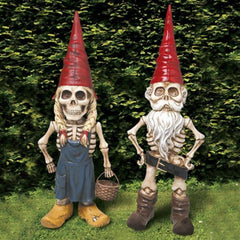 brableewear skeleton gnome close-up detail highlighting durable resin finish