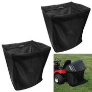 Braveboy front view of two replacement grass bags showing fit and shape for Toro