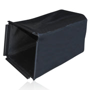 Braveboy front view grass catcher bag showing fit and shape, ensures proper collection
