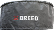 Breeo front view of X24 cover showing full fit and water-resistant fabric protecting pit