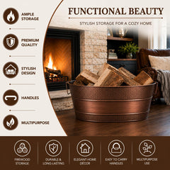 BREKX tub in living room adding stylish storage and decor