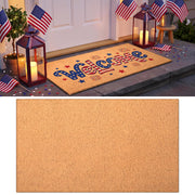 Breling blank door mat front view showing clean surface and size benefit