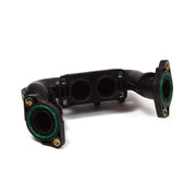 Briggs & Stratton intake manifold 595606 front view showing mounting points and fitment benefits