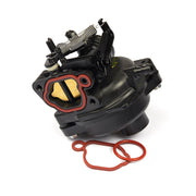 Briggs & Stratton carburetor front view showing precise cast housing and fit