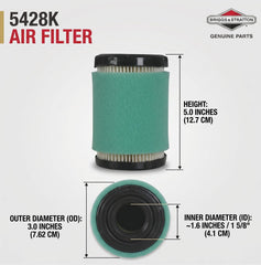 Briggs & Stratton 5428K installed on engine demonstrating easy fit