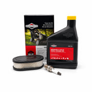 Briggs & Stratton kit front packaging showing included parts and benefit of organized maintenance
