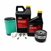 Briggs & Stratton kit front packaging showing complete OEM service set benefits