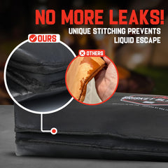 Brisket Blanket wide mouth and reinforced zipper making loading large cuts easier