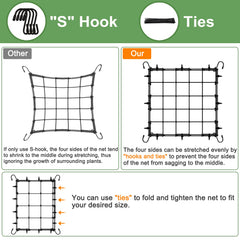 BSTPCOO accessories with S-hooks and ties for fast mounting