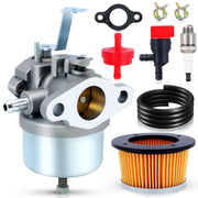 Buckbock carburetor front view showing flange and ports for easy installation