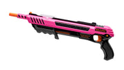 BUG-A-SALT front profile showing compact pest-blaster and pink finish benefit