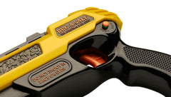 BUG-A-SALT close-up of barrel and partridge sight for precise aiming benefit