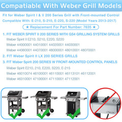 Burly Grill detail of four notches improving ventilation and flame monitoring