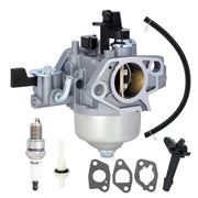 Butom carburetor front view showing throttle and choke ports for accurate fit