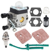 Butom HS45 carburetor front view showing precise fit for Stihl models and reliable performance