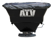 Buyers Products ATVS100 front view showing sturdy polyethylene hopper and frame benefit easy loading