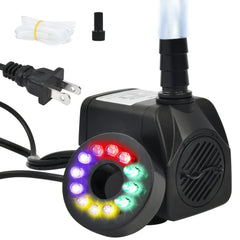 BUYGOO front view of pump showing compact housing and controls for discreet installation