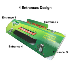 B/W adhesive surface detail showing strong glue for reliable capture