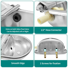 Bwhrmt stainless-steel bowl texture showing rust-proof hygienic surface