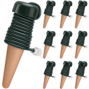 BYDOLL front view of ten terracotta stakes showing kit completeness and convenience