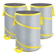 Byhagern front view pack showing three pop-up bags and portability benefit