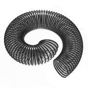 BZTT front view of replacement bagger flex hose showing full length and diameter, easy fit
