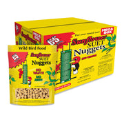 C&S front packaging of sunflower suet nuggets shows convenient 8 lb bag and benefits