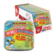 C&S front packaging showing Mealworm Delight suet dough, attracts more birds