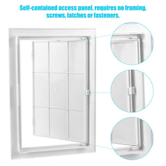 CABAX side profile installed flush in drywall demonstrating low-profile, neat mounting