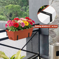CADUKE bracket close-up showing adjustable clamp and secure fit benefit: protects railings