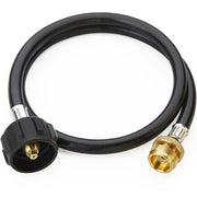 CALPOSE adapter front view showing durable brass fittings and secure design benefit
