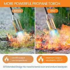 CALPOSE close-up of nozzle detail highlighting precise flame delivery